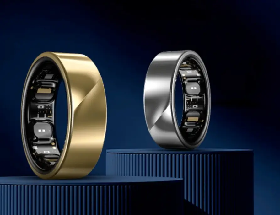 Sieunung Smart Ring Seitenansicht Titan